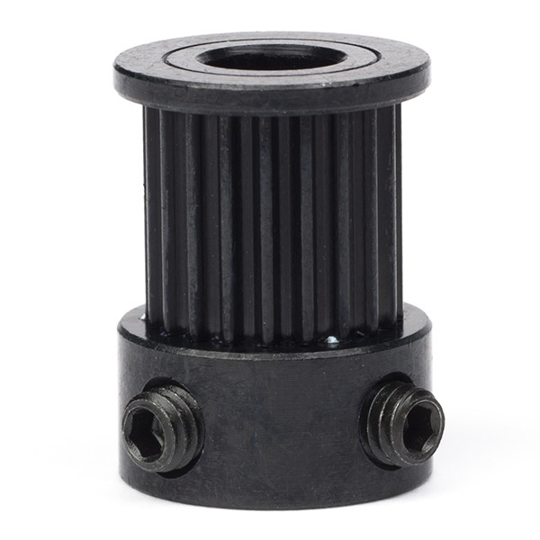 123-3D GT2 Pulley hoge resolutie | 9 mm riem | 20 tanden | 6,35 mm as | zwart  DME00098 - 1