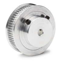 123-3D GT2 Pulley hoge resolutie | 9 mm riem | 60 tanden | 5 mm as  DME00096