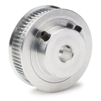 123-3D GT2 Pulley hoge resolutie | 9 mm riem | 60 tanden | 8 mm as  DME00112