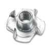 Inslagmoer verzinkt M6 (10 stuks)