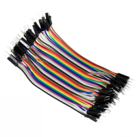 123-3D Jumper kabel dupont mannelijk naar mannelijk 10 cm (40 stuks)  DDK00055