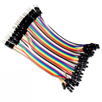 123-3D Jumper kabel dupont mannelijk naar vrouwelijk 10 cm (40 stuks)  DDK00052