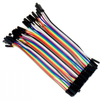 123-3D Jumper kabel dupont vrouwelijk naar vrouwelijk 10 cm (40 stuks)  DDK00049