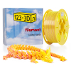 123-3D Kameleon filament Fluor Geel - Roze 1,75 mm PLA 1 kg (Jupiter serie)