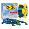123-3D Kameleon filament Groen - Blauw 1,75 mm PLA 1 kg (Jupiter serie)  DFP11066 - 1