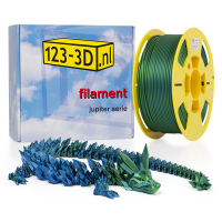 123-3D Kameleon filament Groen - Blauw 2,85 mm PLA 1 kg (Jupiter serie)  DFP11072
