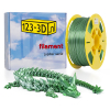 123-3D Kameleon filament Groen - Wit 1,75 mm PLA 1 kg (Jupiter serie)