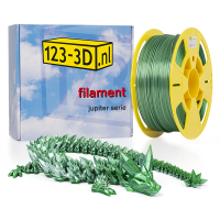 123-3D Kameleon filament Groen - Wit 1,75 mm PLA 1 kg (Jupiter serie)  DFP11071
