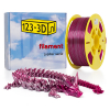 123-3D Kameleon filament Rood - Zilver 1,75 mm PLA 1 kg (Jupiter serie)  DFP11070