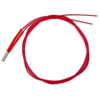 123-3D Keramisch verwarmingselement, heater cartridge 12V/40W 150 cm (rood)  DTH00007