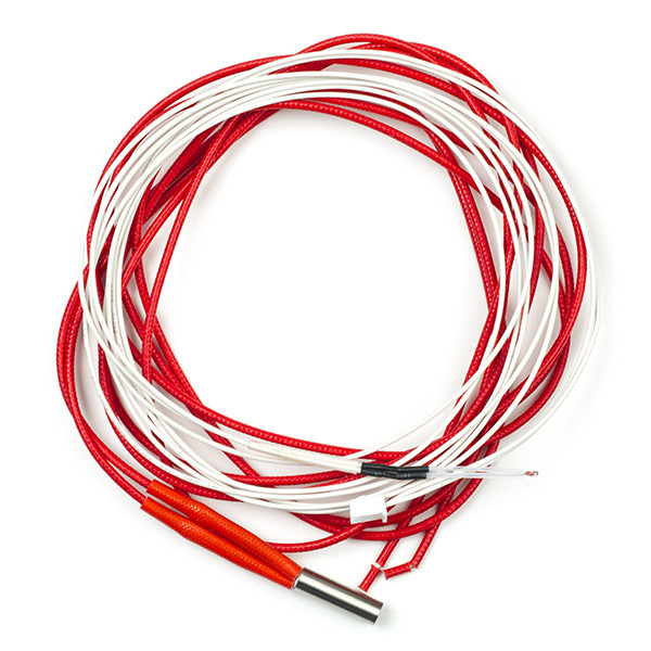 123-3D Keramisch verwarmingselement, heater cartridge 24V/40W + Thermistor 100K  DAR01192 - 1