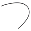 Krimpkous zwart 20 cm, 1,6 mm binnendiameter, 0,8 mm gekrompen