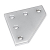 L-verbindingsplaat t.b.v. aluminium profiel 3030 extrusion