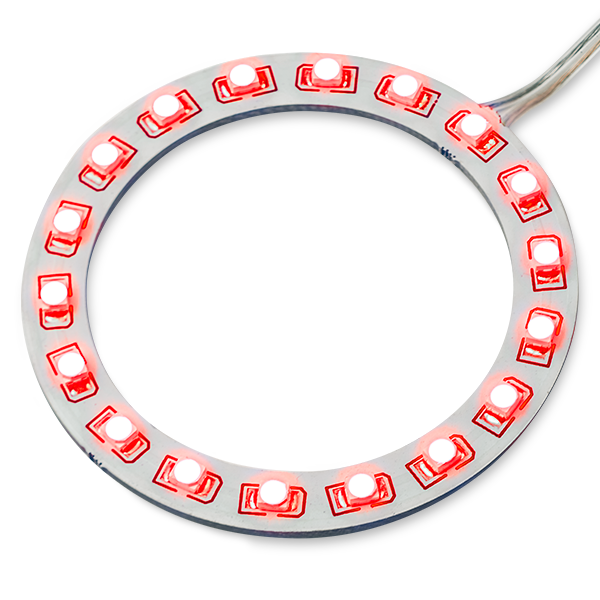 123-3D Led-ring rood  DLE00003 - 1