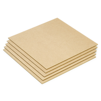 123-3D MDF plaatjes 300 x 300 x 3 mm 5 stuks (123-3D huismerk)  DAR00719