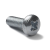 Metaalschroef bolkop M2x5 mm verzinkt (50 stuks)
