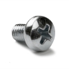 Metaalschroef bolkop M4x8 mm verzinkt (50 stuks)