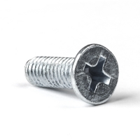 123-3D Metaalschroef verzonken kop M3x10 mm verzinkt (50 stuks)  DBM00081