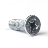 Metaalschroef verzonken kop M4x10 mm verzinkt (50 stuks)