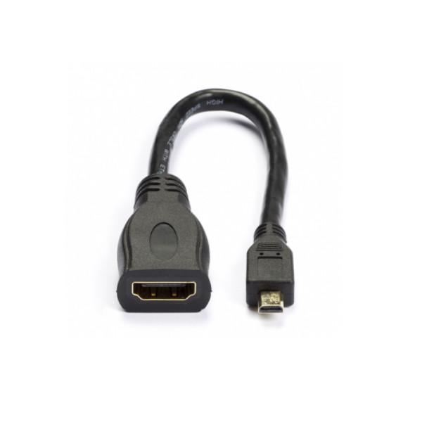 123-3D Micro HDMI naar HDMI adapterkabel (20 cm)  DAR00173 - 1