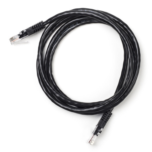 123-3D Netwerkkabel - Cat5e U/UTP - 1.5 meter (Zwart) K010604094 DDK00127 - 1