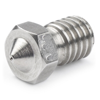 123-3D Nozzle 0,25 mm | M6 compatible | 1,75 mm filament | RVS (123-3D huismerk)  DMK00021