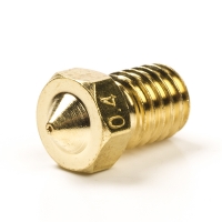 Nozzle 0,40 mm | M6 compatible | 1,75 mm filament | messing (123-3D huismerk) DMK00015