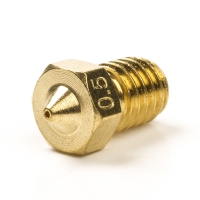 123-3D Nozzle 0,50 mm | M6 compatible | 1,75 mm filament | messing (123-3D huismerk) DED00084c DMK00016
