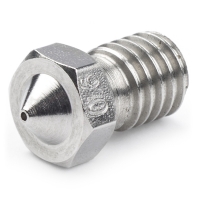 123-3D Nozzle 0,60 mm | M6 compatible | 1,75 mm filament | RVS (123-3D huismerk)  DMK00026