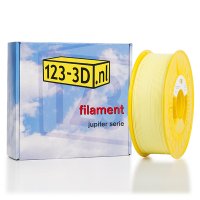 123-3D Pastel filament Lichtgeel 1,75 mm PLA 1,1 kg (Jupiter serie)  DFP01133