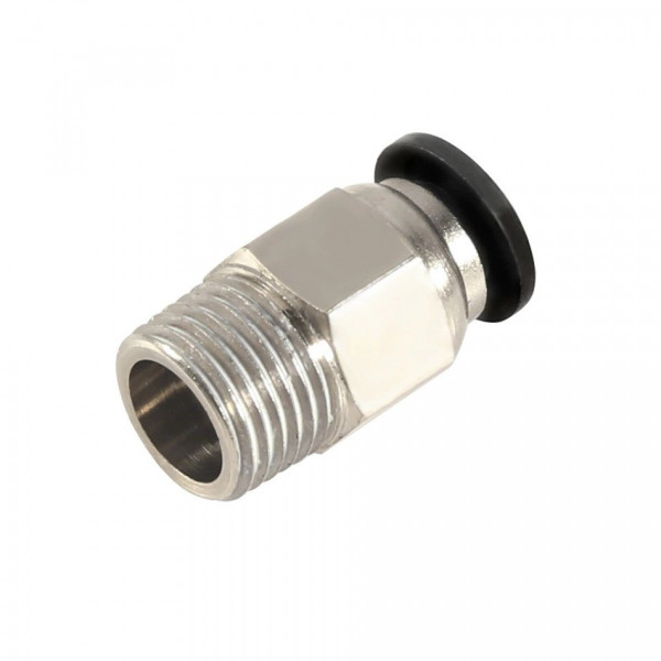 123-3D Pneufit rechte koppeling | 1/8 inch x 4 mm | met doorvoer  DBW00067 - 1