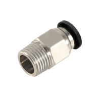 123-3D Pneufit rechte koppeling | 1/8 inch x 4 mm | met doorvoer  DBW00067