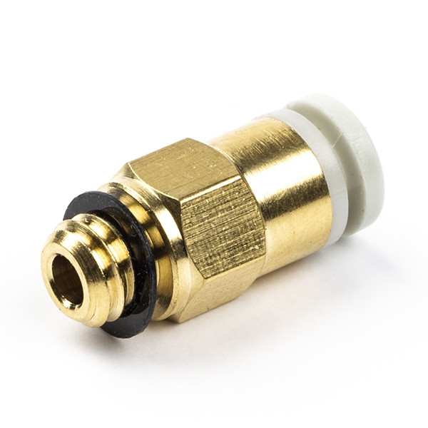 123-3D Pneufit rechte koppeling | M6x4 mm | Smal 400210002 DBW00009 - 1