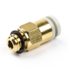 Pneufit rechte koppeling | M6x4 mm | Smal