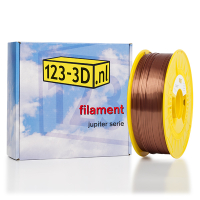 123-3D Satijn filament Koper 1,75 mm PLA 1,1 kg (Jupiter serie)  DFP01142