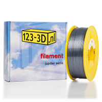 123-3D Satijn filament Zilver 1,75 mm PLA 1,1 kg (Jupiter serie)  DFP01137