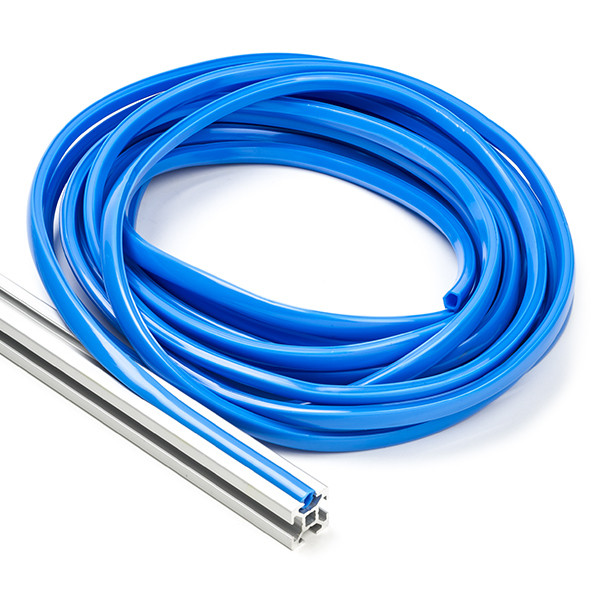 123-3D Slot cover 6 mm voor 2020 profiel - Blauw (7,5 meter)  DFC00112 - 1