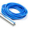 Slot cover 8 mm voor 30x30 profiel - Blauw (7,5 meter)