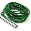 Slot cover 8 mm voor 30x30 profiel - Groen (10 meter) DFC00165 - 1