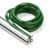 Slot cover 8 mm voor 30x30 profiel - Groen (2,5 meter) DFC00162 - 1