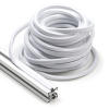 Slot cover 8 mm voor 30x30 profiel - Wit (10 meter) DFC00187 - 1