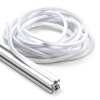 Slot cover 8 mm voor 30x30 profiel - Wit (5 meter) DFC00185 - 1