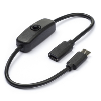 123-3D USB-C kabel met schakelaar voor Raspberry Pi 4  DAR00175