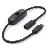 123-3D USB-C kabel met schakelaar voor Raspberry Pi 4  DAR00175 - 1