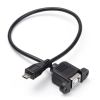 123-3D USB-paneelbevestigingskabel | USB B Female naar MicroUSB | 30 cm  DDK00041 - 1