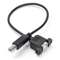 123-3D USB-paneelbevestigingskabel | USB B Female naar USB Male | 30 cm  DDK00040