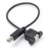 USB-paneelbevestigingskabel | USB B Female naar USB Male | 30 cm