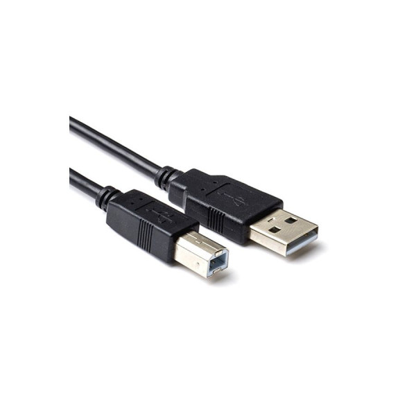 123-3D USB A naar B kabel | 120 cm | Zwart  DAR00117 - 1