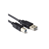 USB A naar B kabel | 120 cm | Zwart