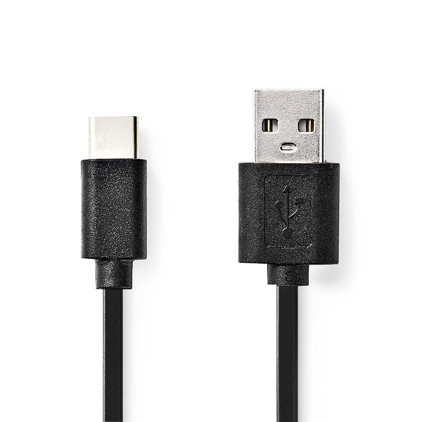 123-3D USB A naar C kabel | 100 cm | zwart  DAR00551 - 1